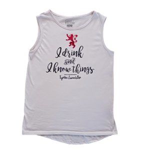 GAME OF THRONES HBO Sleeveless Graphic Tee